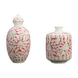 Yausun desert red vases set