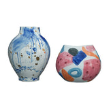 Yausun multicolored modern vases set