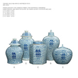 Yausun blue and white happiness pots big set