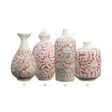 Yausun desert red vases set